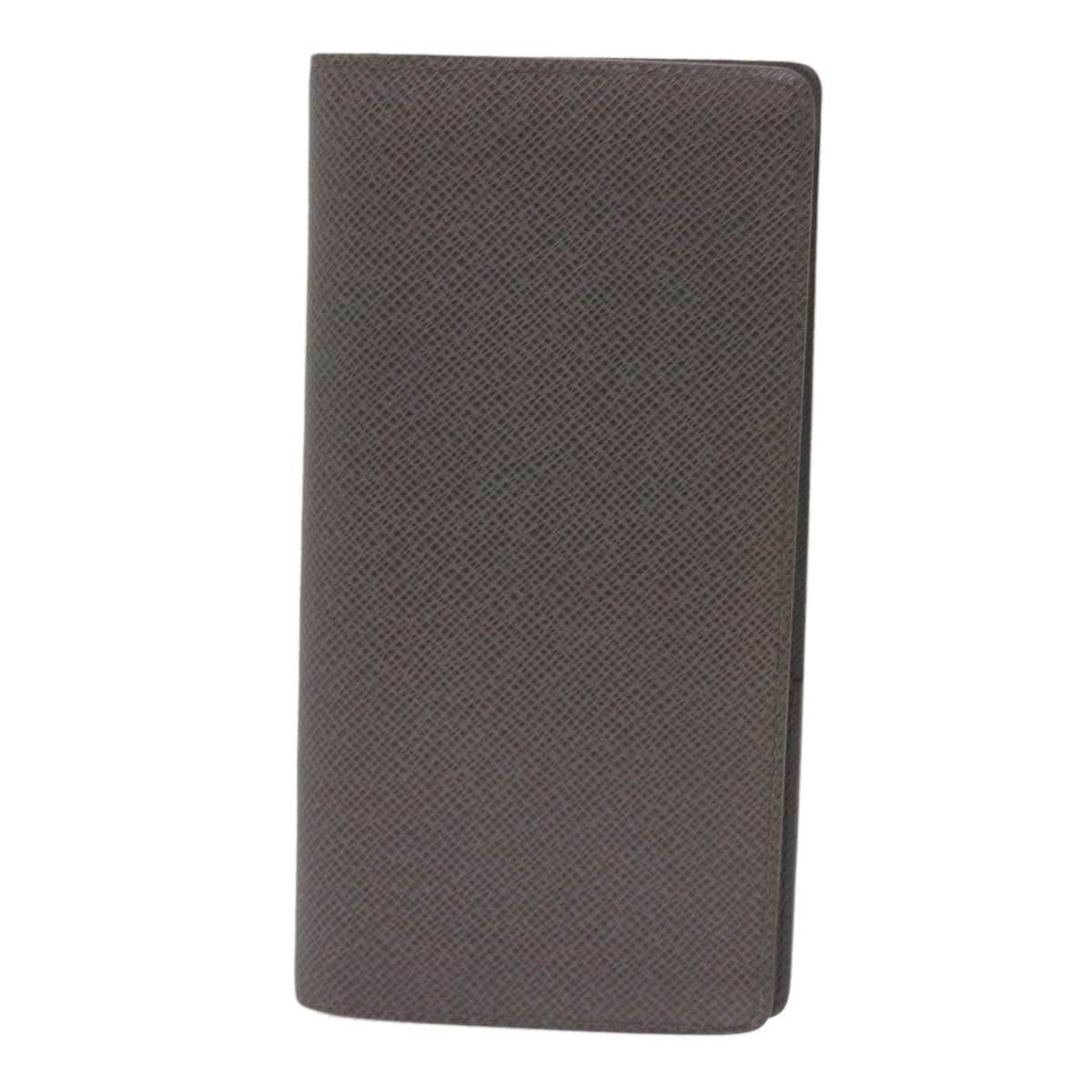Louis Vuitton Portefeuille Brazza Grey Leather Wallet  (Pre-Owned)