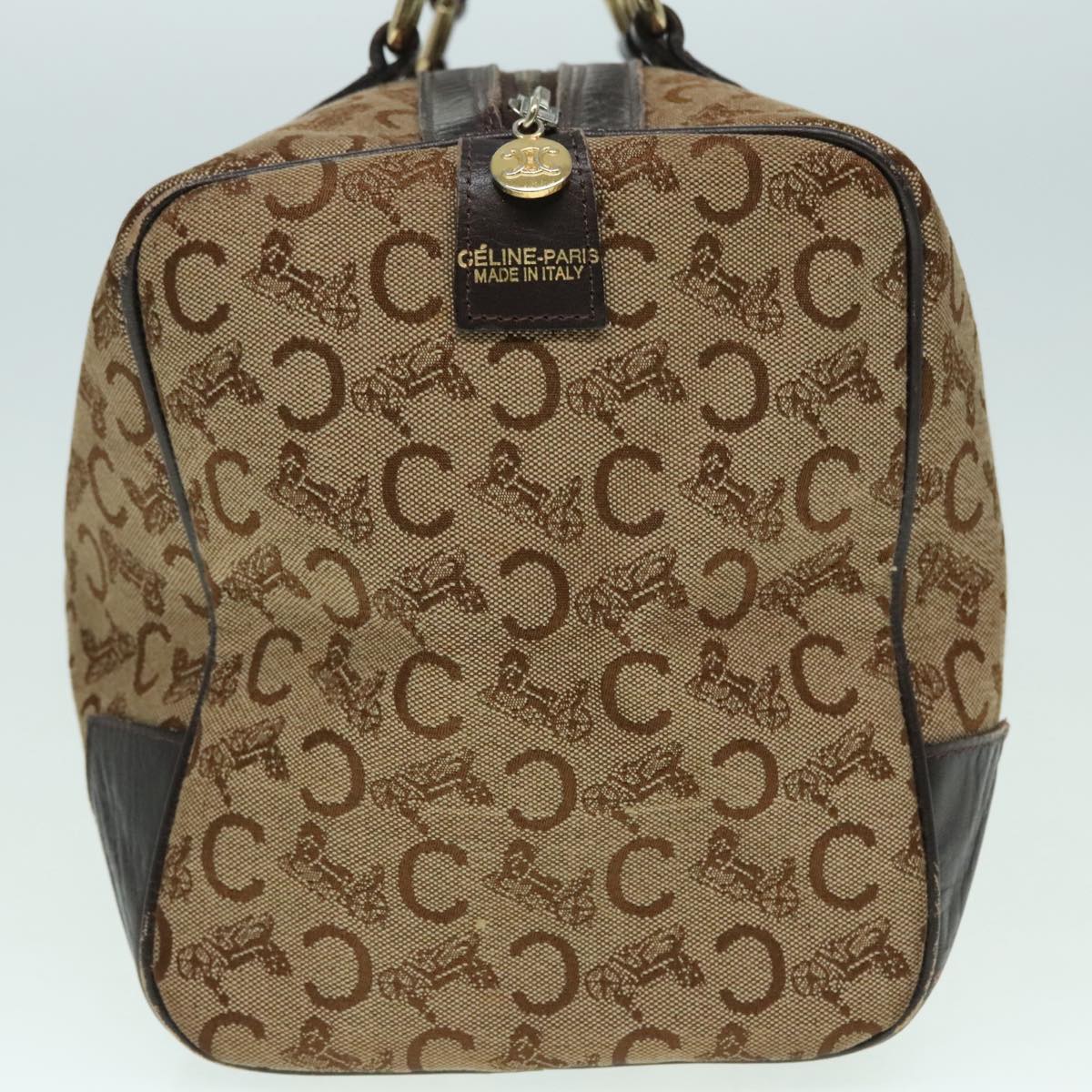 Céline C Brown Canvas Travel Bag (Pre-Owned)