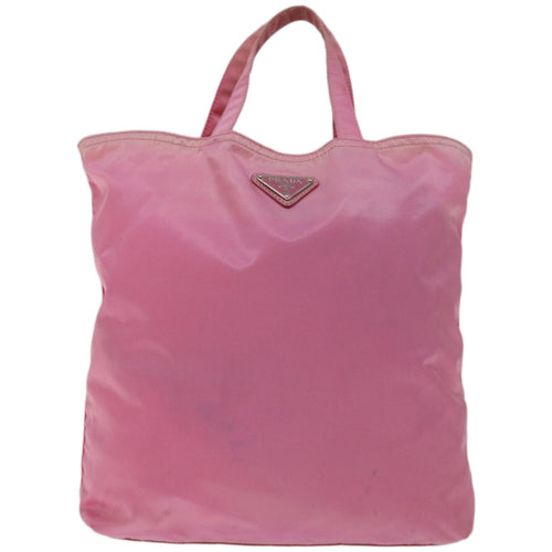 Prada -- Pink Synthetic Handbag (Pre-Owned)