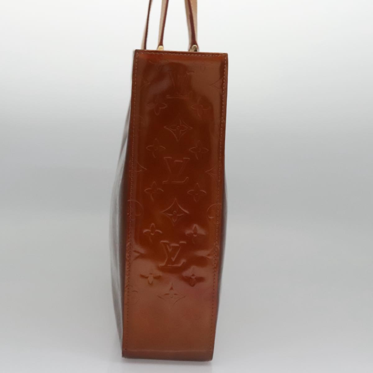 Louis Vuitton Columbus Brown Patent Leather Tote Bag (Pre-Owned)