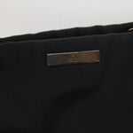 Gucci Bamboo Black Canvas Handbag (Pre-Owned)