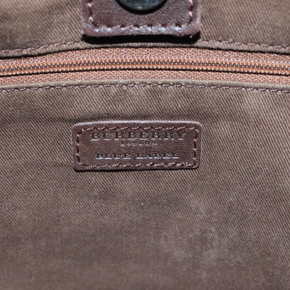 Burberry Blue Label Beige Suede Shoulder Bag (Pre-Owned)