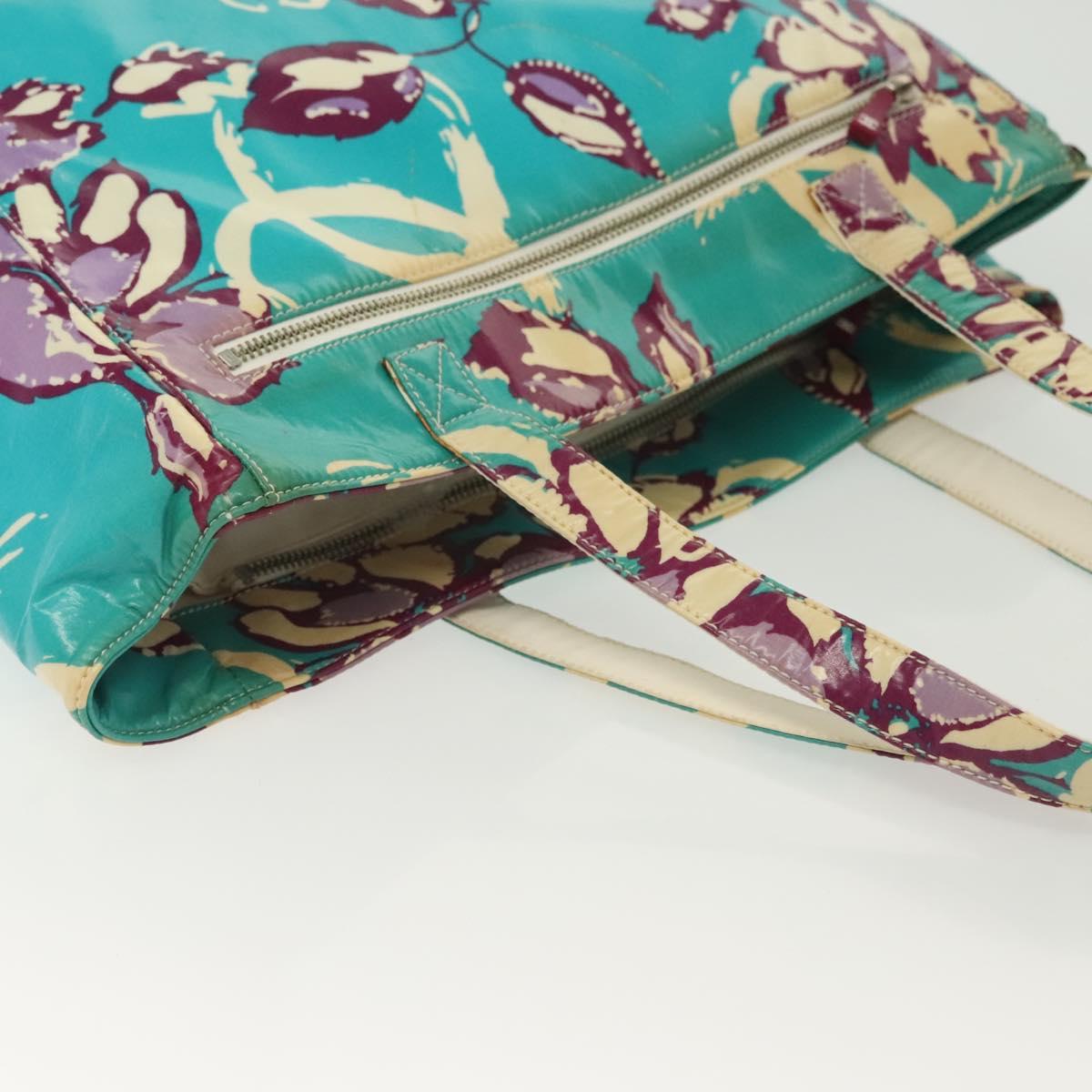 Chanel Blue Vinyl Tote Bag (Pre-Owned)