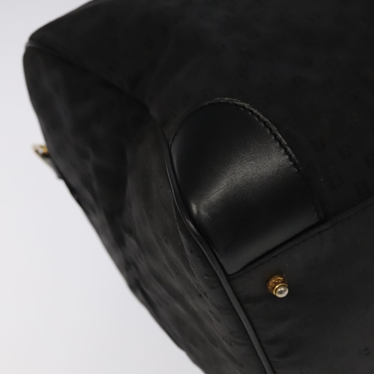 Fendi Black Canvas Travel Bag (Pre-Owned)