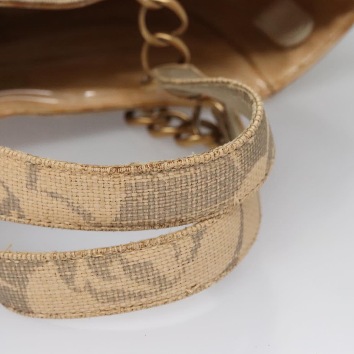 Chanel Camellia Beige Wood Shoulder Bag (Pre-Owned)