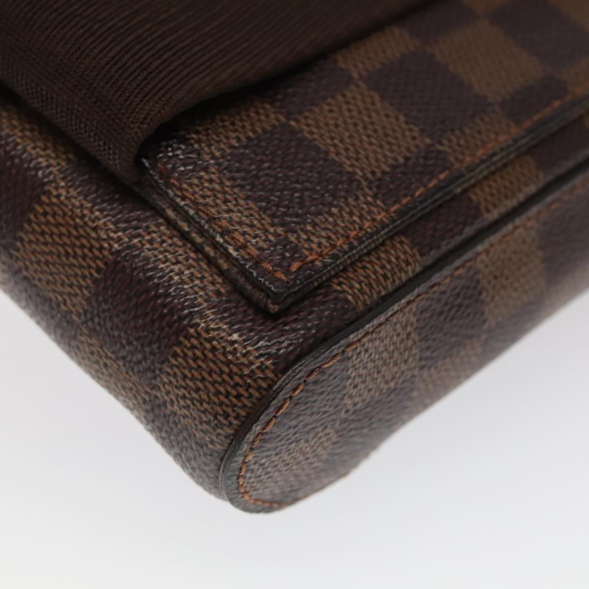 Louis Vuitton Geronimos Brown Canvas Shoulder Bag (Pre-Owned)