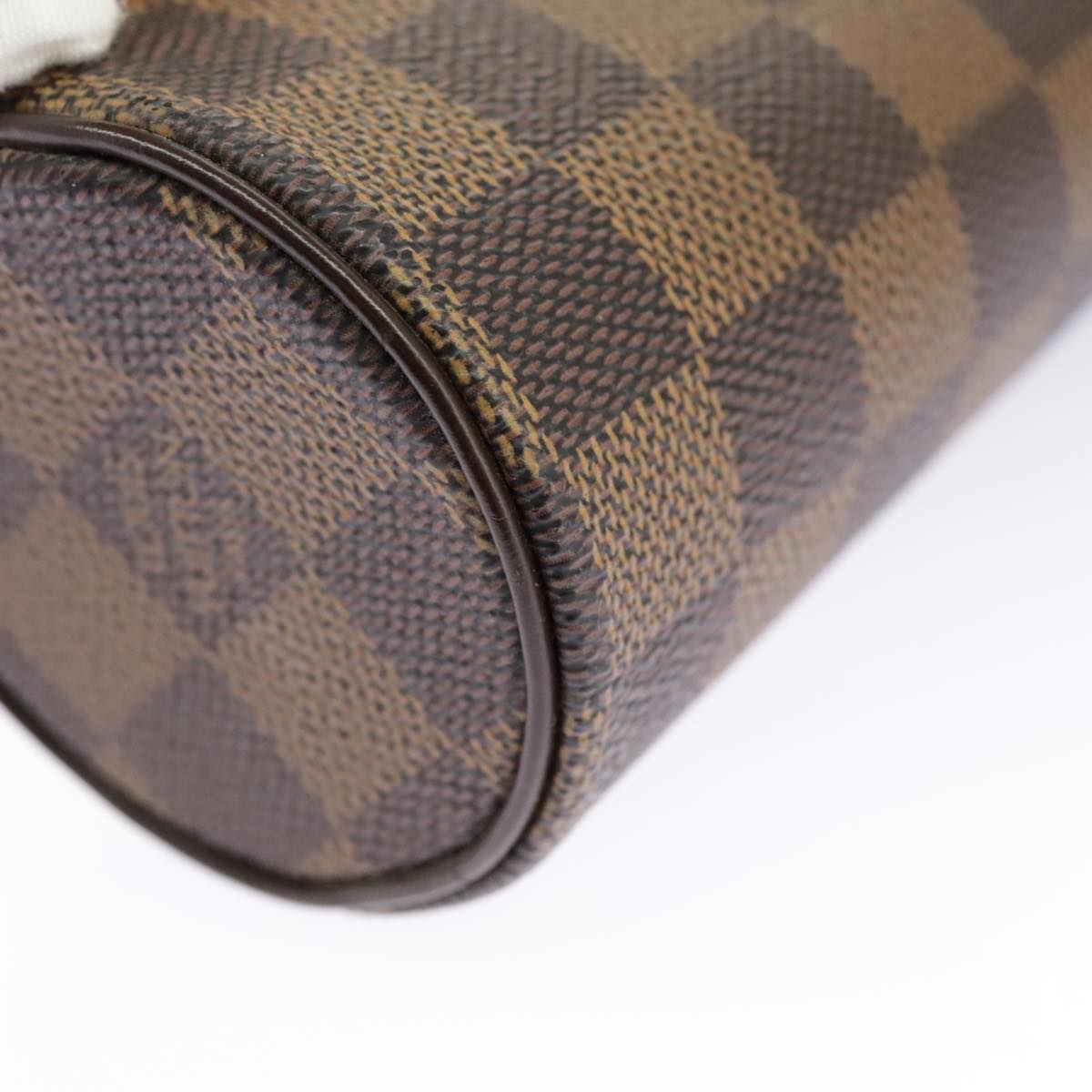 Louis Vuitton Mini Baby Papillon Brown Canvas Clutch Bag (Pre-Owned)