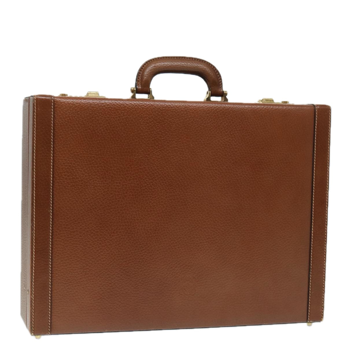 Loewe Brown Leather Briefcase Bag (Pre-Owned)