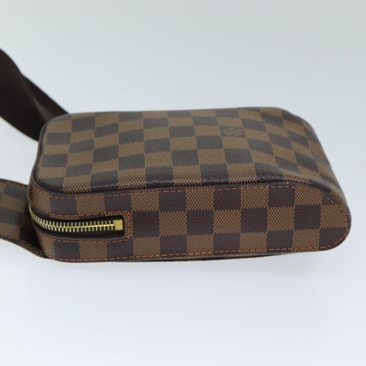 Louis Vuitton Geronimos Brown Canvas Shoulder Bag (Pre-Owned)