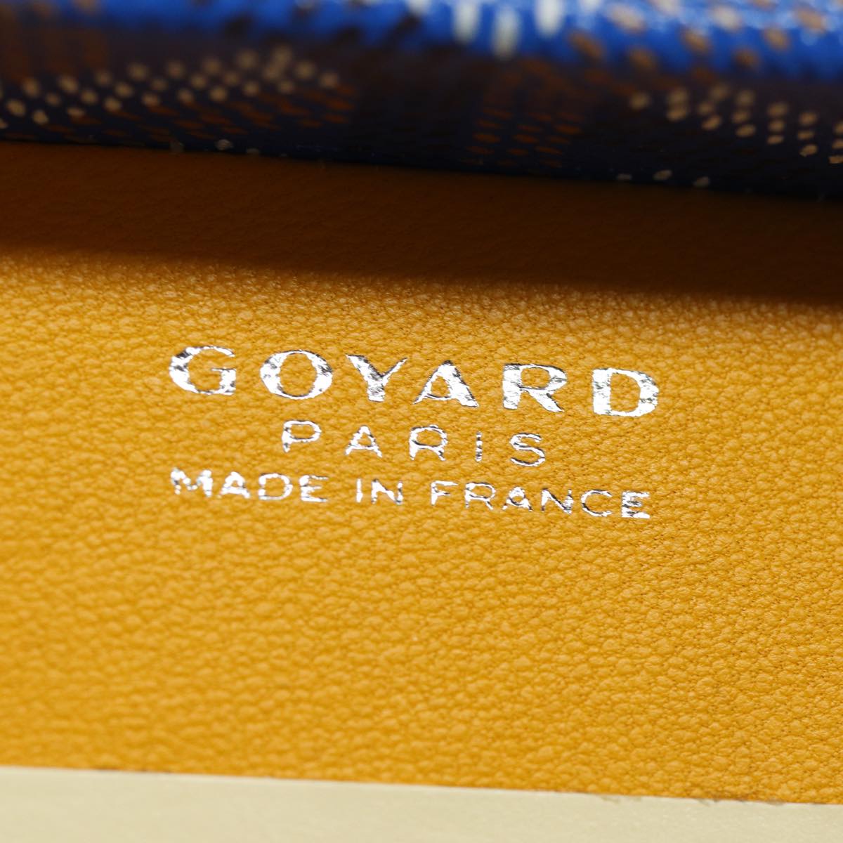 Goyard Herringbone Blue Canvas Jewelleryset Jewelry (Pre-Owned)