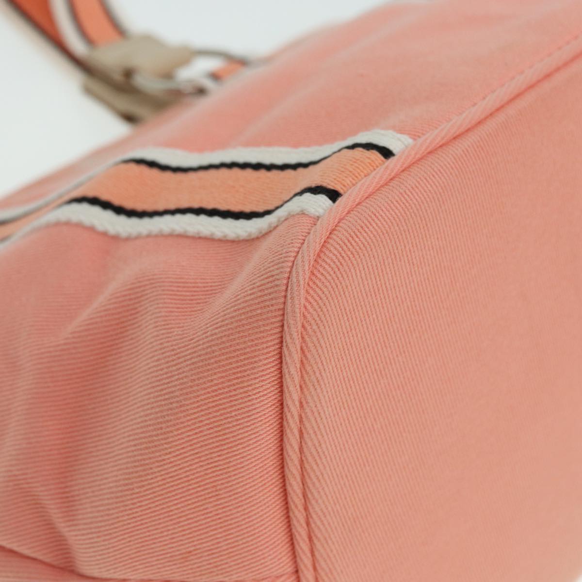 Burberry Blue Label Pink Canvas Tote Bag (Pre-Owned)