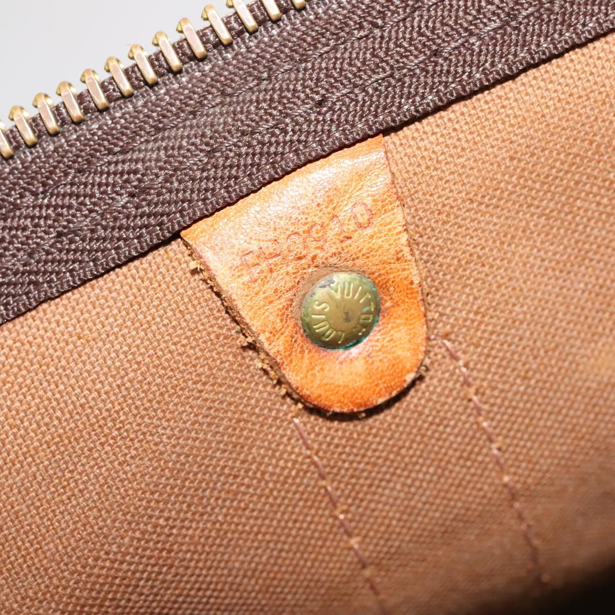 Louis Vuitton Keepall Bandoulière 60 Brown Canvas Travel Bag (Pre-Owned)