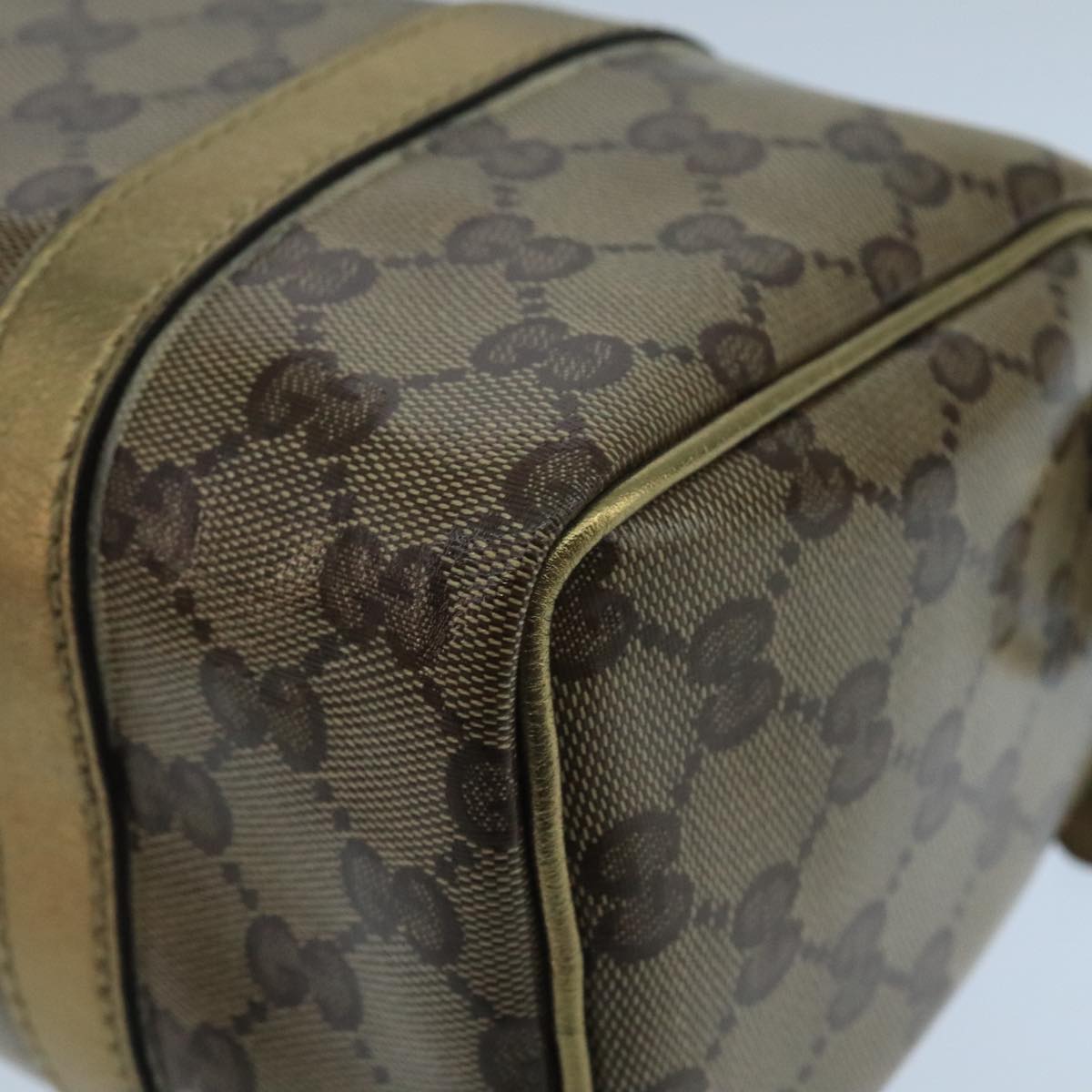 Gucci Gg Canvas Brown Canvas Handbag (Pre-Owned)