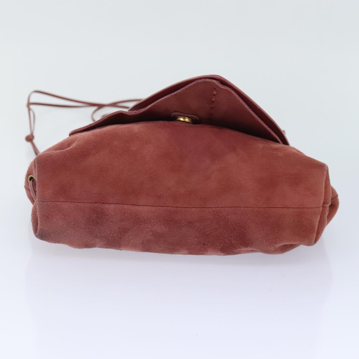Gucci Red Suede Shoulder Bag (Pre-Owned)