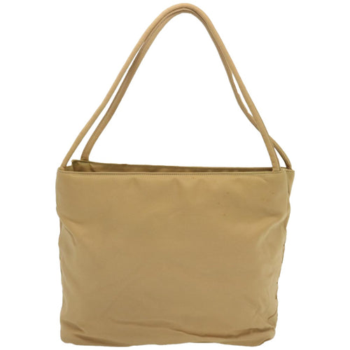 Prada Tessuto Beige Synthetic Tote Bag (Pre-Owned)