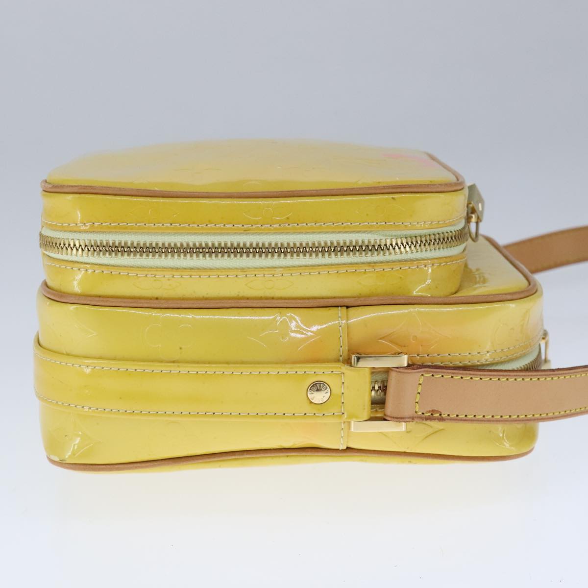 Louis Vuitton Wooster Yellow Patent Leather Shoulder Bag (Pre-Owned)