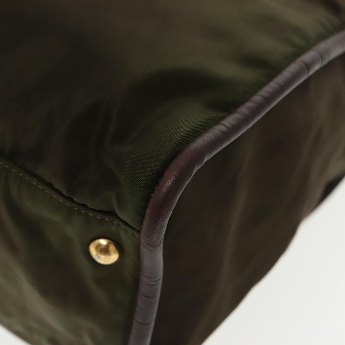 Céline Logo Du Cercle Khaki Synthetic Tote Bag (Pre-Owned)