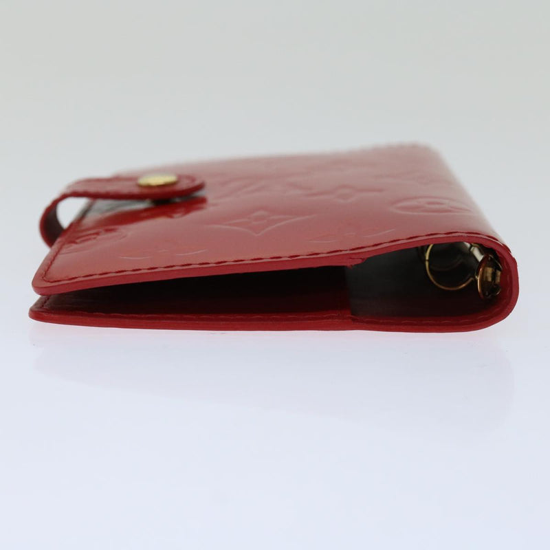 Louis Vuitton Agenda Cover Red Patent Leather Wallet  (Pre-Owned)