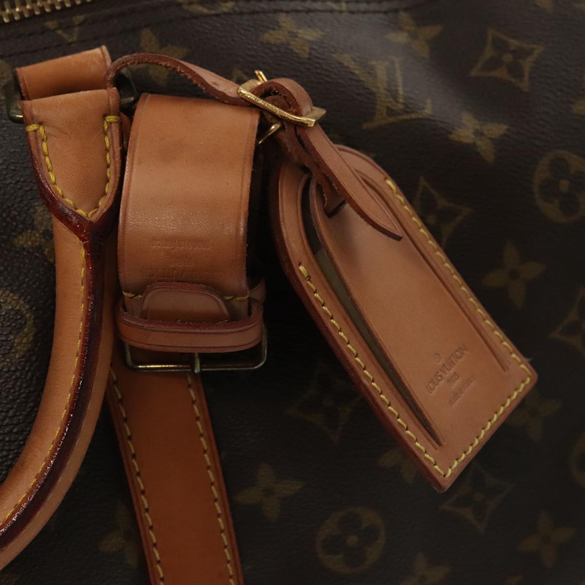 Louis Vuitton Keepall 60 Brown Canvas Travel Bag (Pre-Owned)
