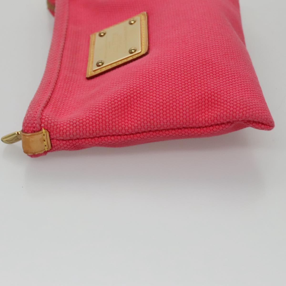 Louis Vuitton Antigua Pink Canvas Clutch Bag (Pre-Owned)