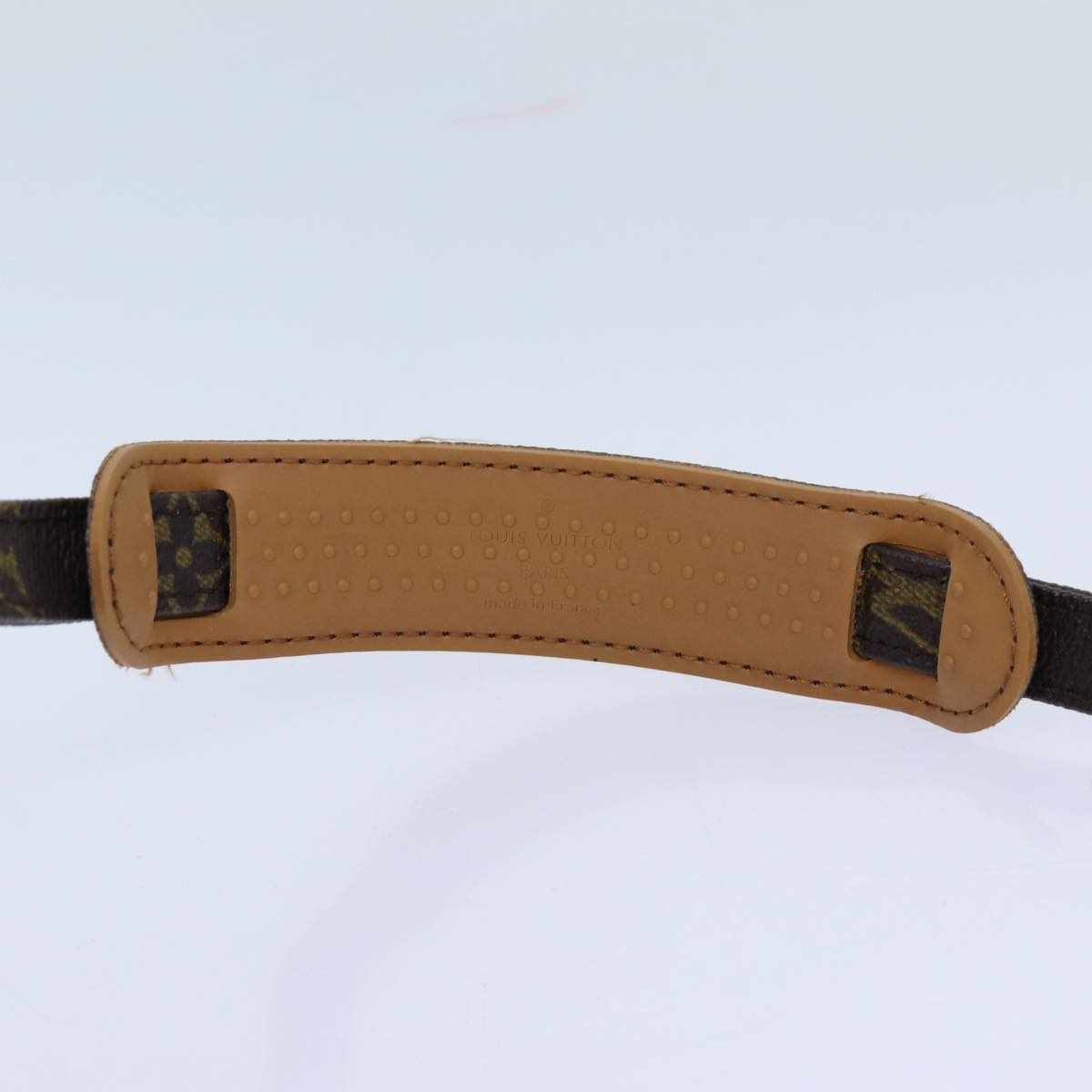 Louis Vuitton Shoulder Strap Brown Canvas Bag Jewelry (Pre-Owned)