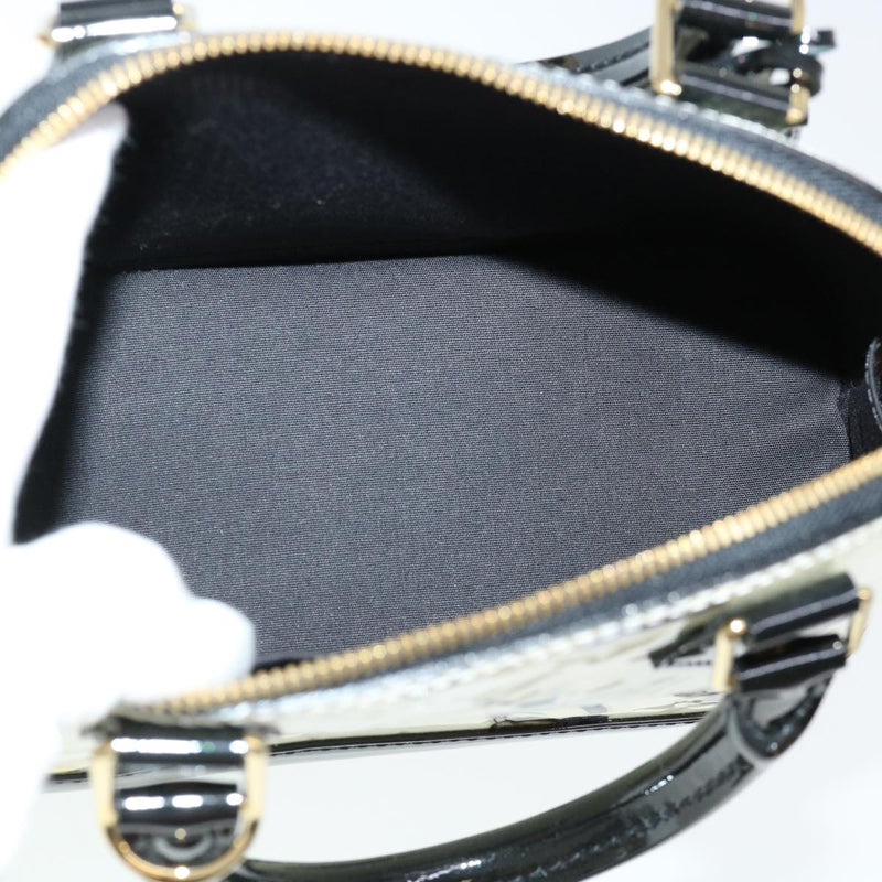 Louis Vuitton Alma White Patent Leather Handbag (Pre-Owned)