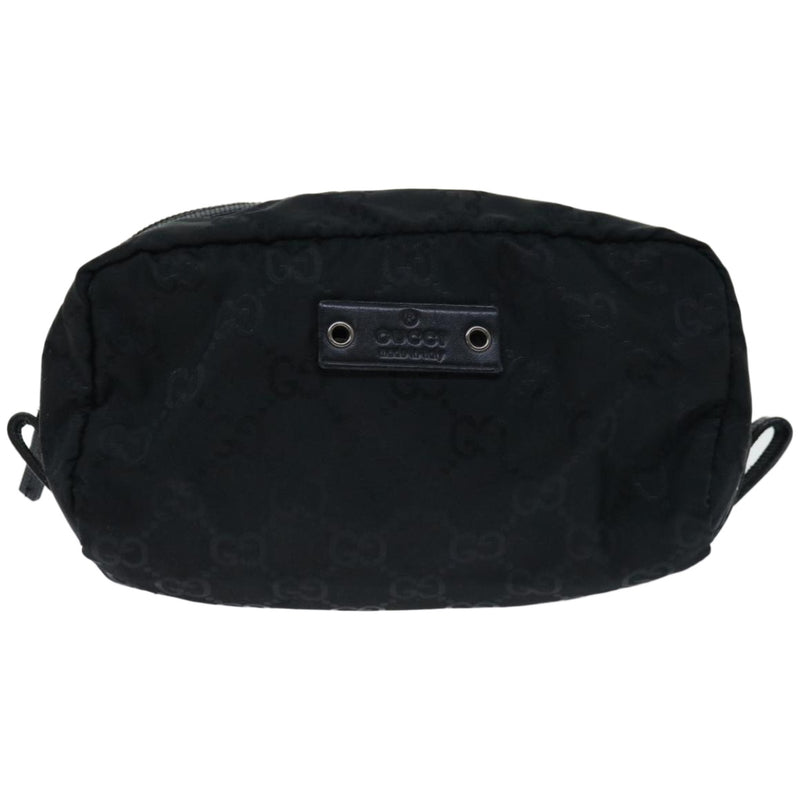 Gucci Black Canvas Clutch Bag (Pre-Owned)