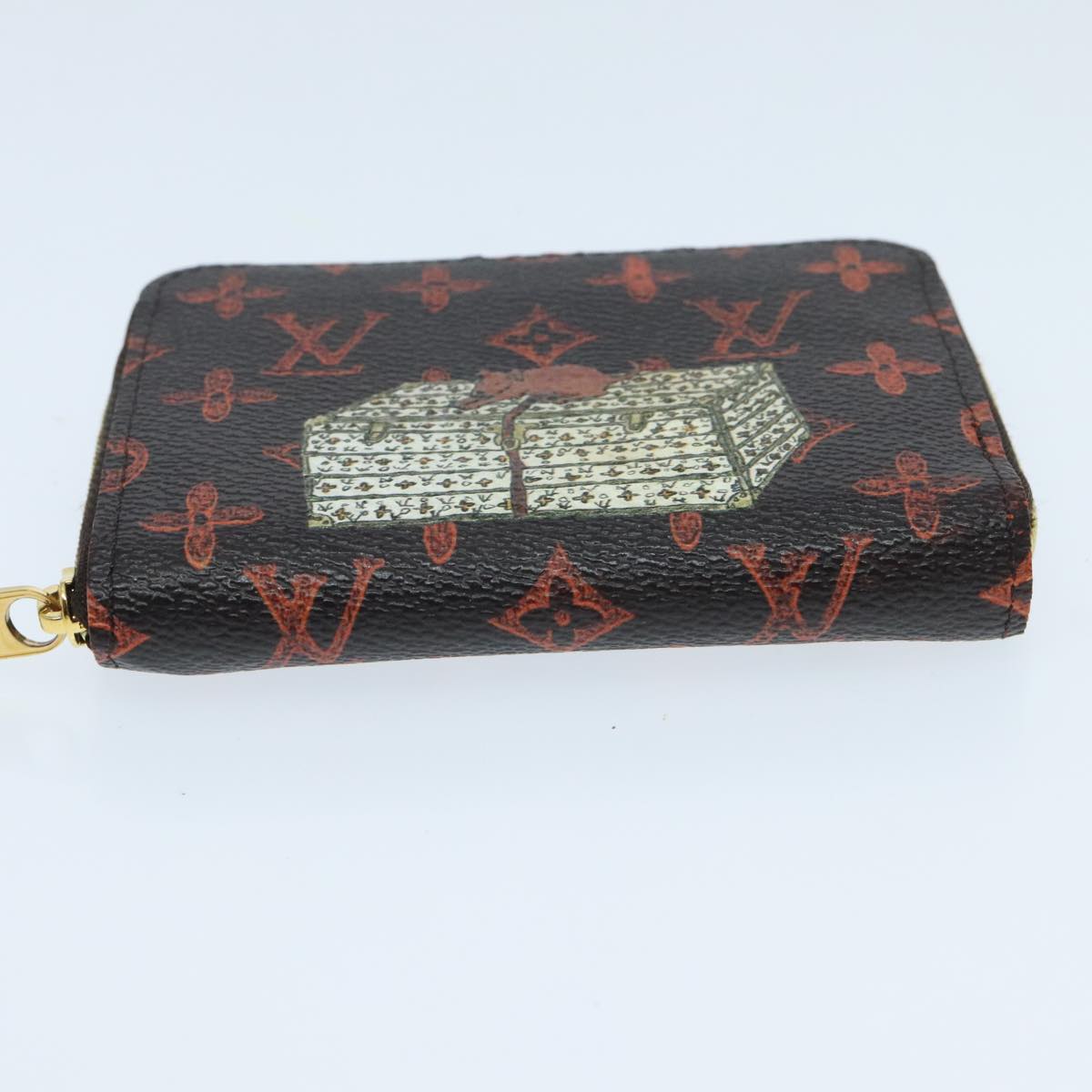 Louis Vuitton Coin Purse Brown Canvas Wallet  (Pre-Owned)