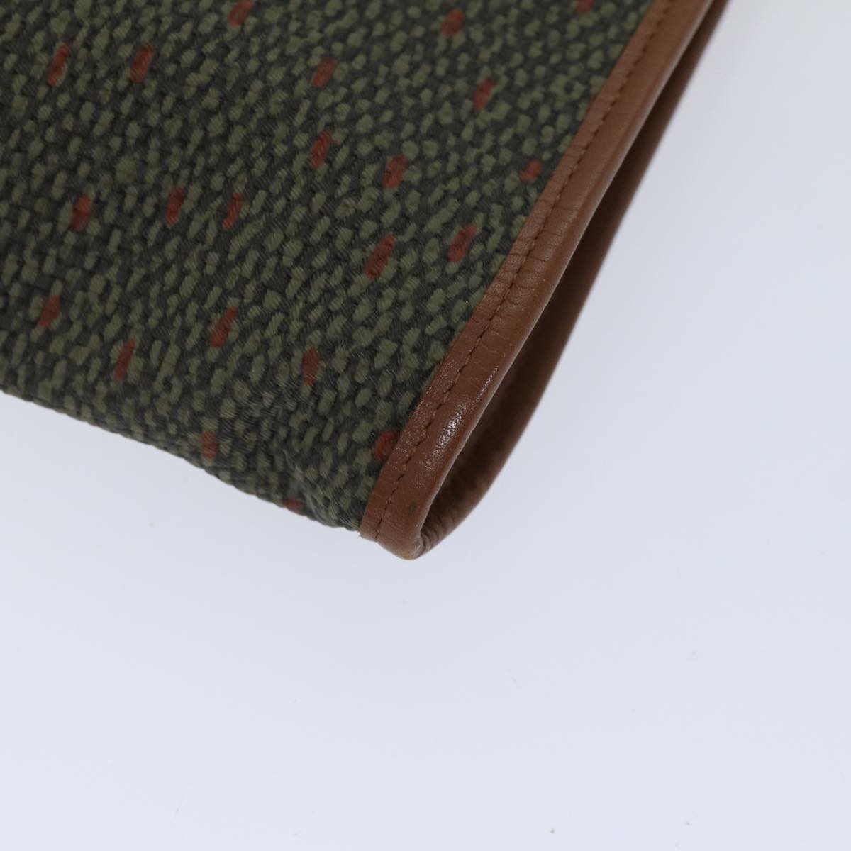 Saint Laurent Green Canvas Shoulder Bag (Pre-Owned)