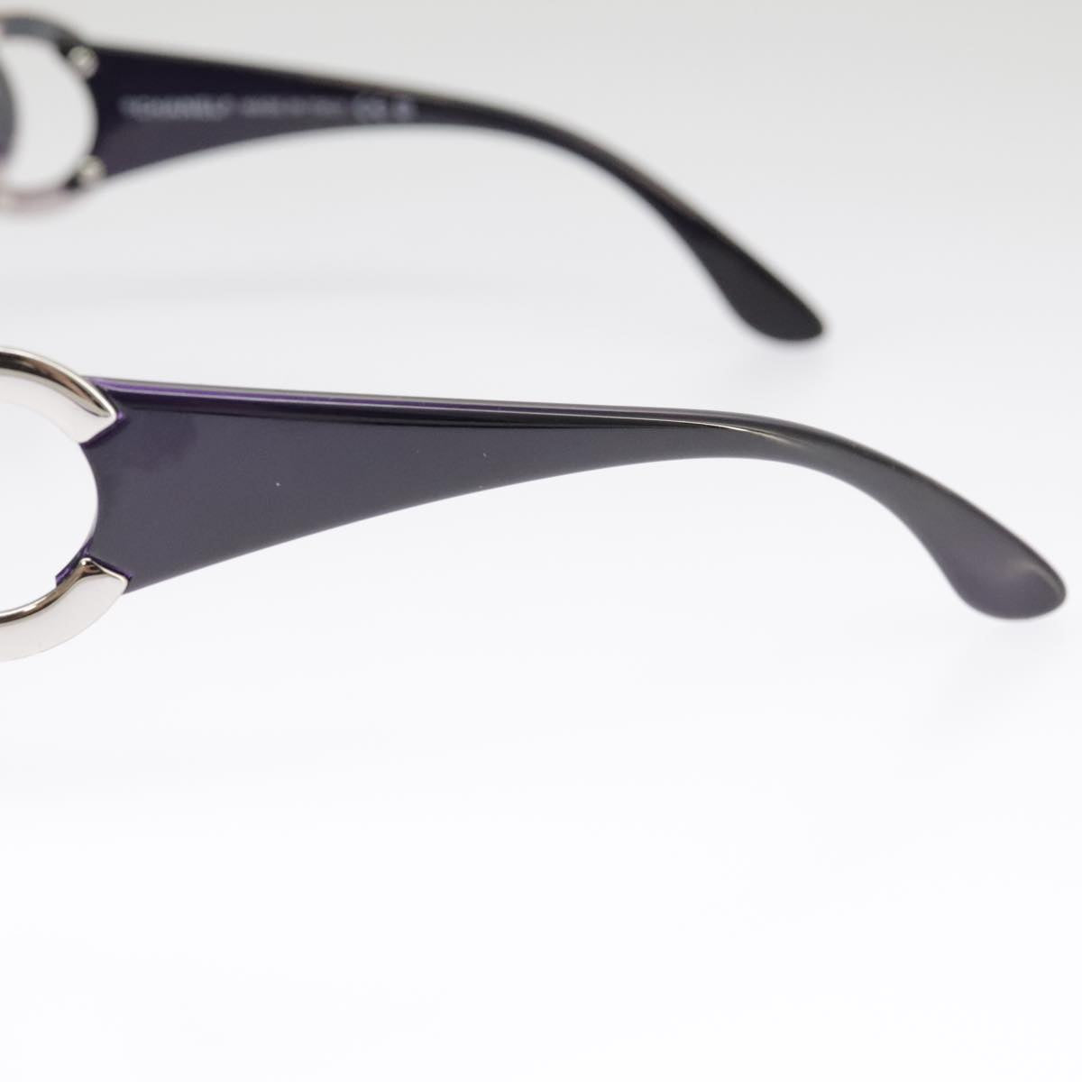 Chanel Coco Mark Black Plastic Glasses  (Pre-Owned)