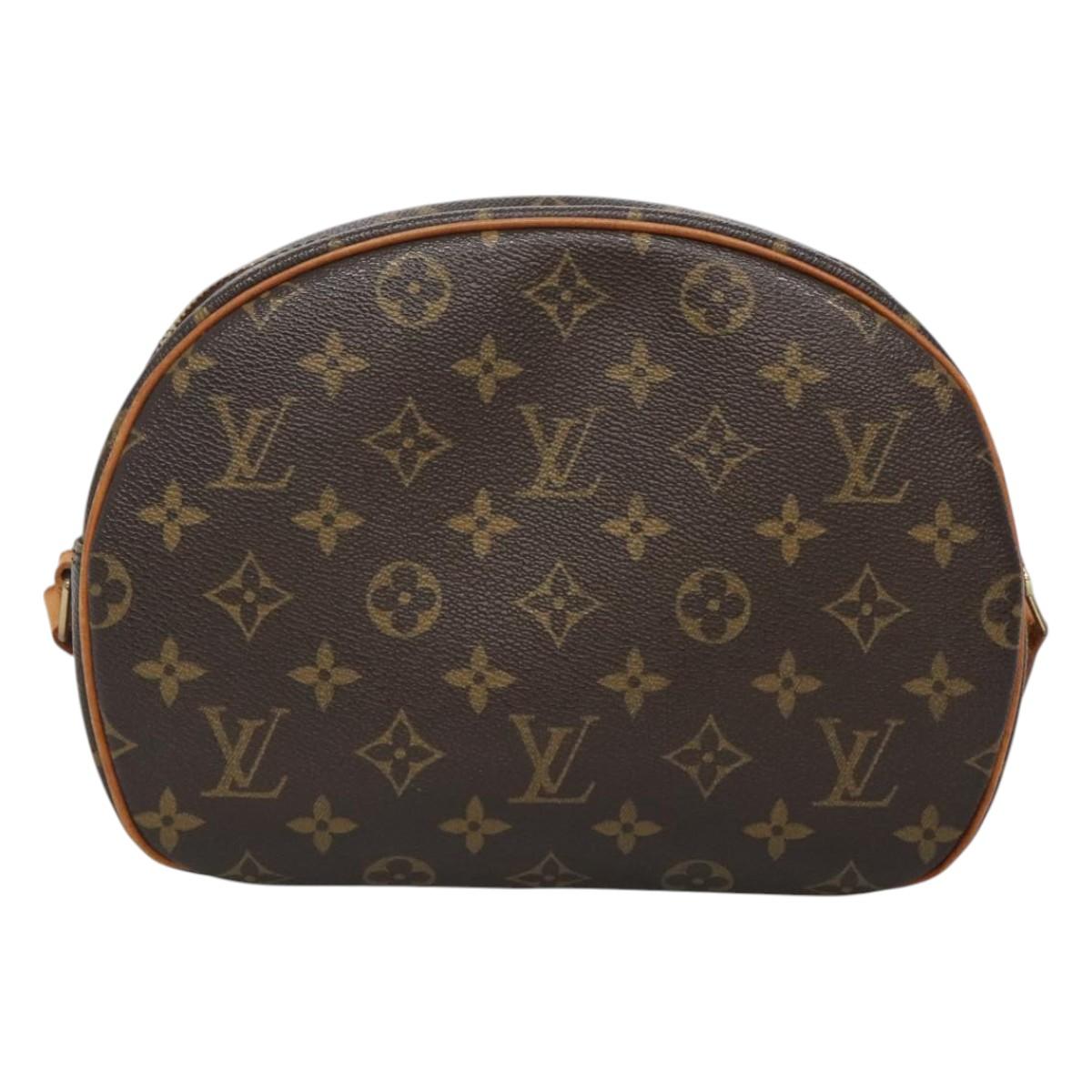 Louis Vuitton Blois Brown Canvas Shoulder Bag (Pre-Owned)