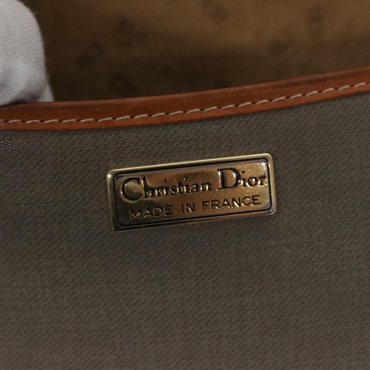 Dior Grey Canvas Shoulder Bag (Pre-Owned)
