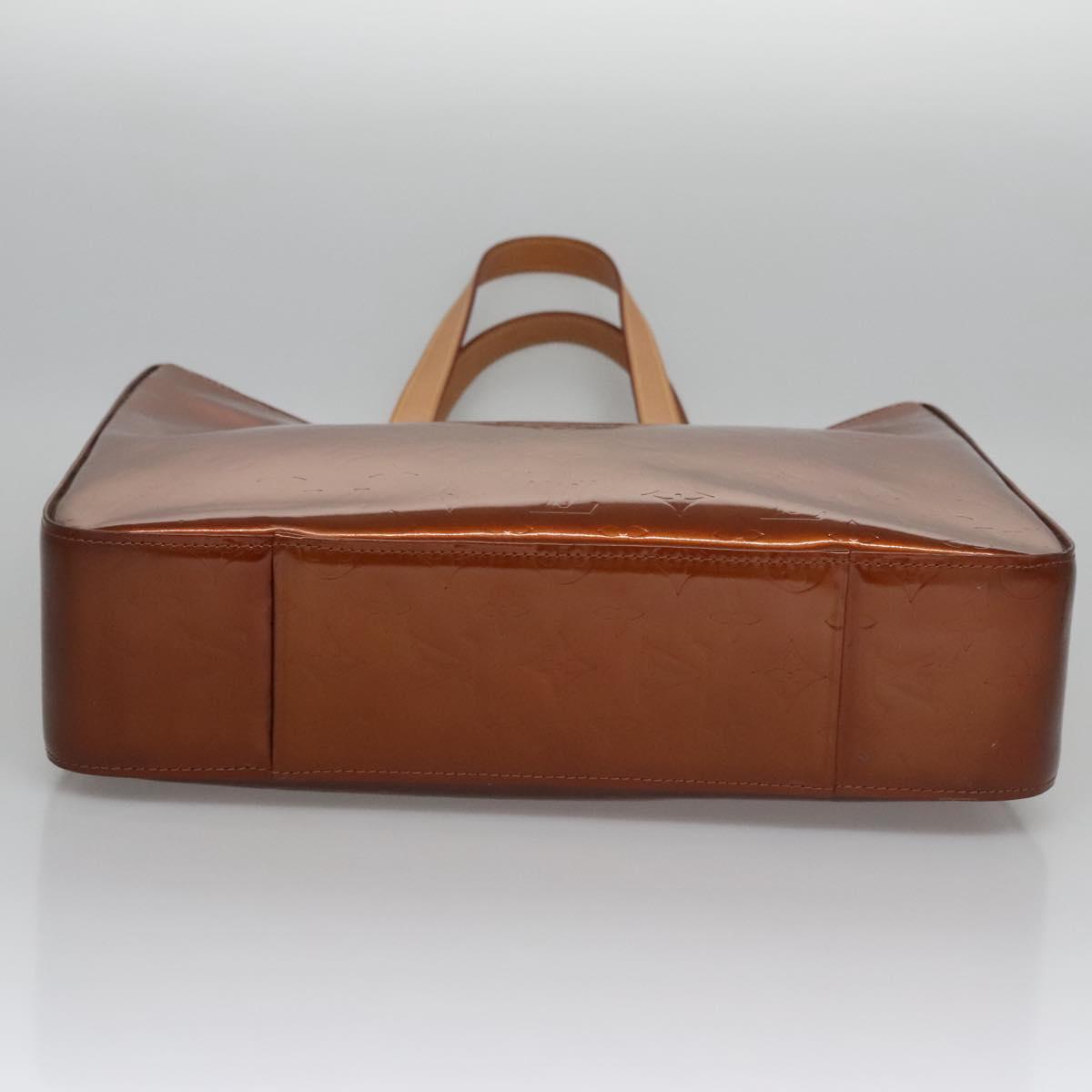 Louis Vuitton Columbus Brown Patent Leather Tote Bag (Pre-Owned)
