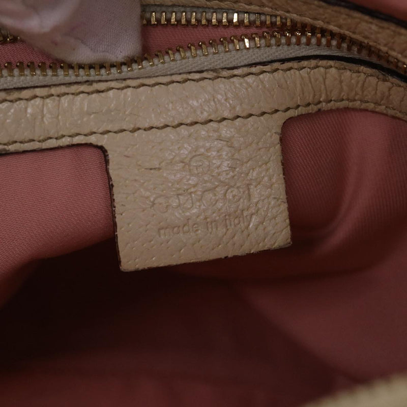 Gucci Sherry Pink Canvas Shoulder Bag (Pre-Owned)