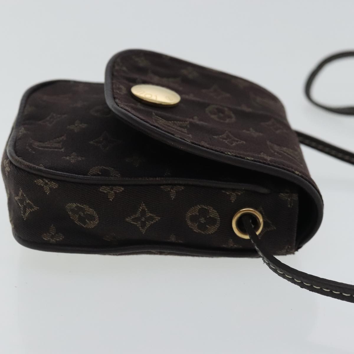 Louis Vuitton Mini Lin Brown Canvas Clutch Bag (Pre-Owned)