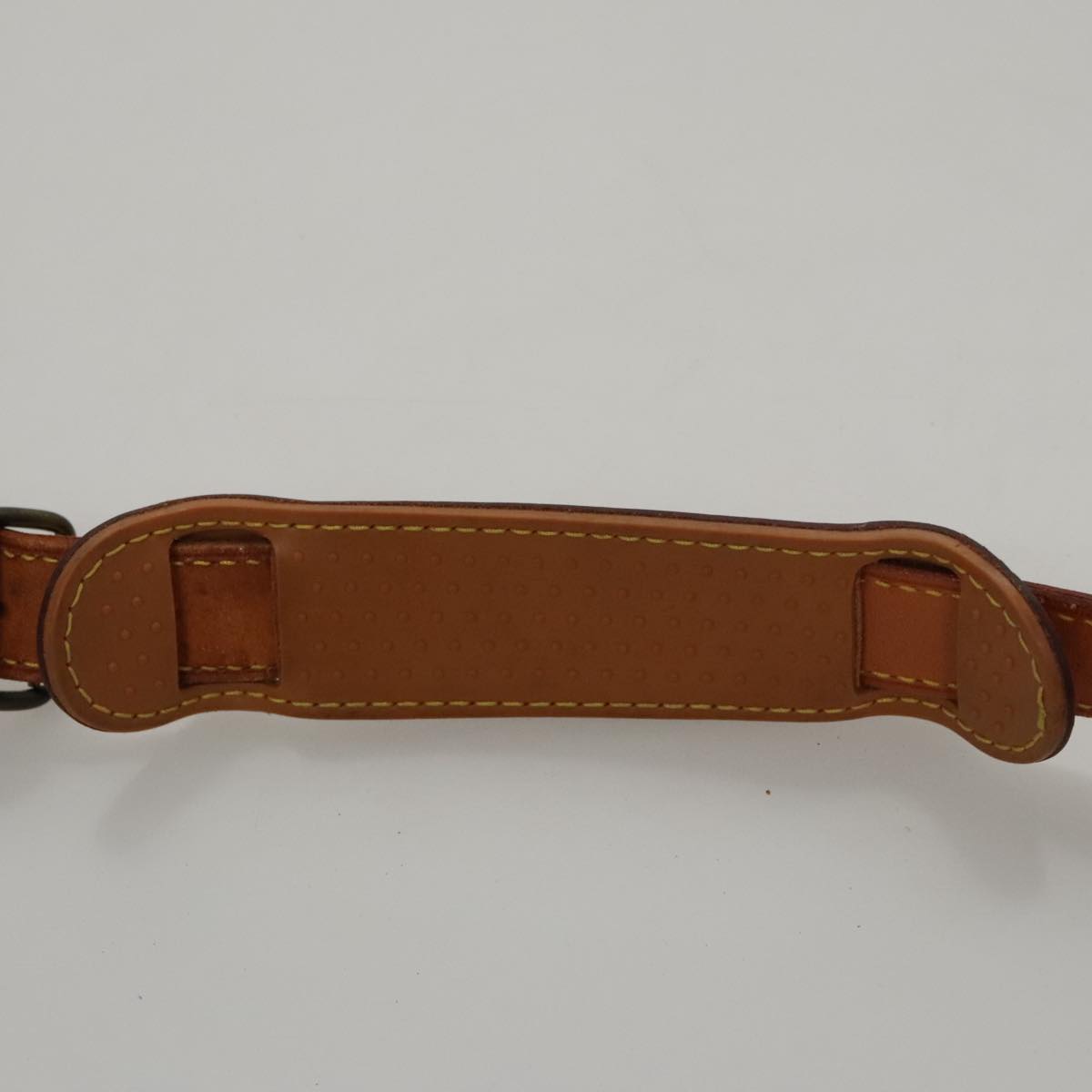 Louis Vuitton Shoulder Strap Beige Leather Bag Jewelry (Pre-Owned)