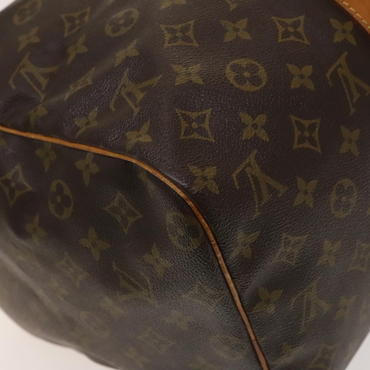 Louis Vuitton Sac Souple Brown Canvas Travel Bag (Pre-Owned)
