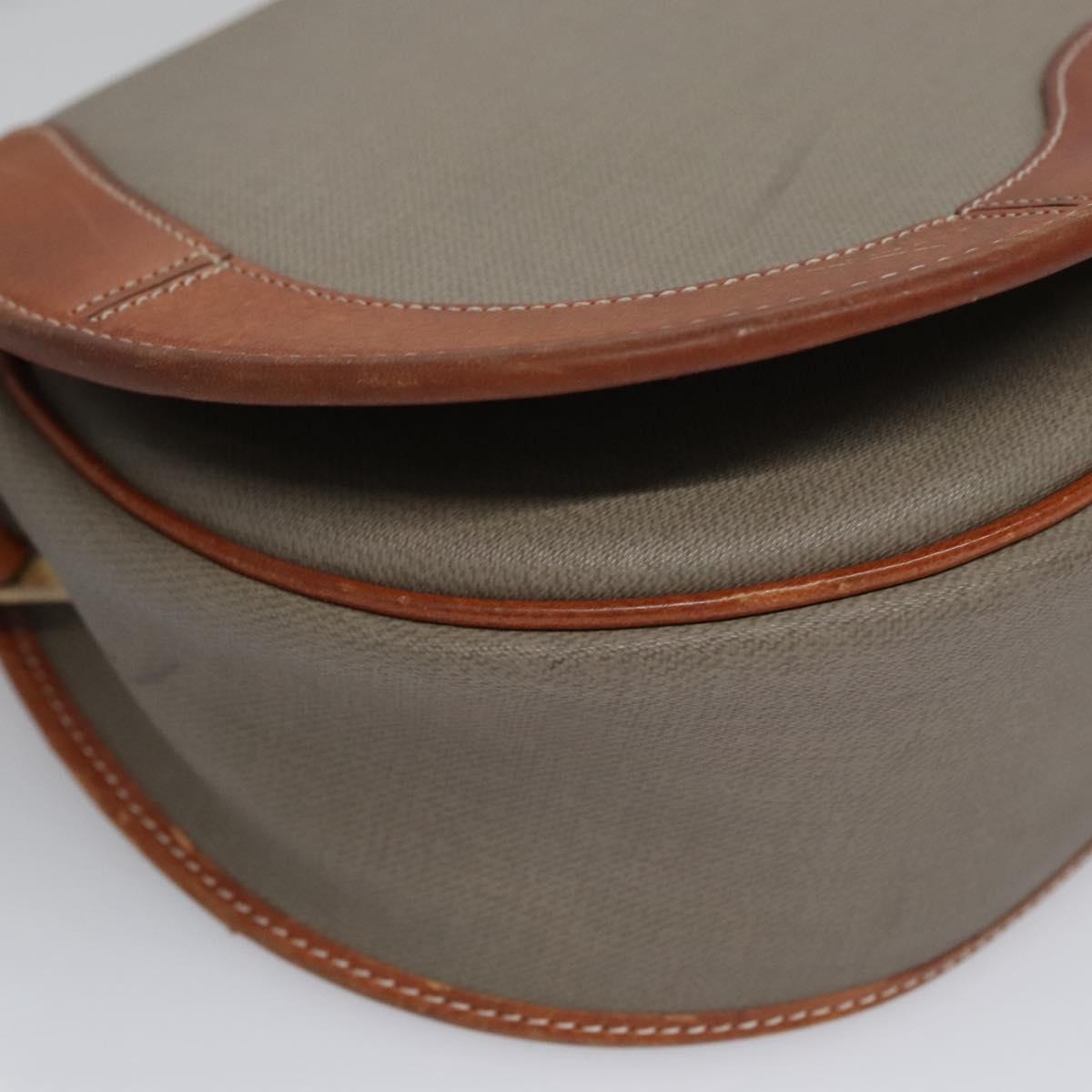 Dior Grey Canvas Shoulder Bag (Pre-Owned)