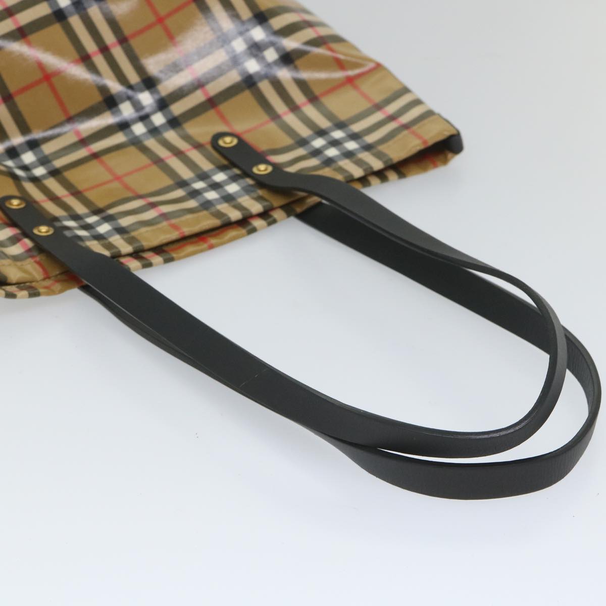 Burberry Beige Canvas Tote Bag (Pre-Owned)