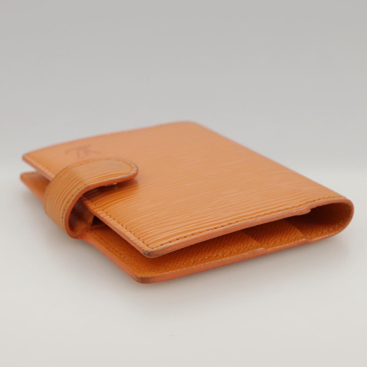 Louis Vuitton Agenda Cover Orange Leather Wallet  (Pre-Owned)
