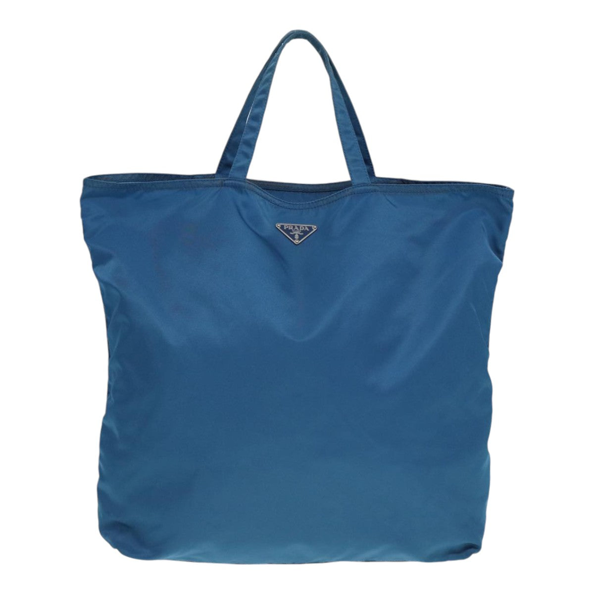 Prada Tessuto Blue Synthetic Tote Bag (Pre-Owned)