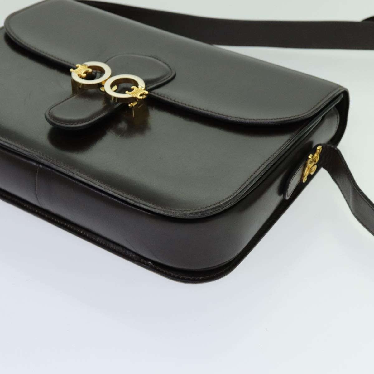 Céline Brown Leather Shoulder Bag (Pre-Owned)
