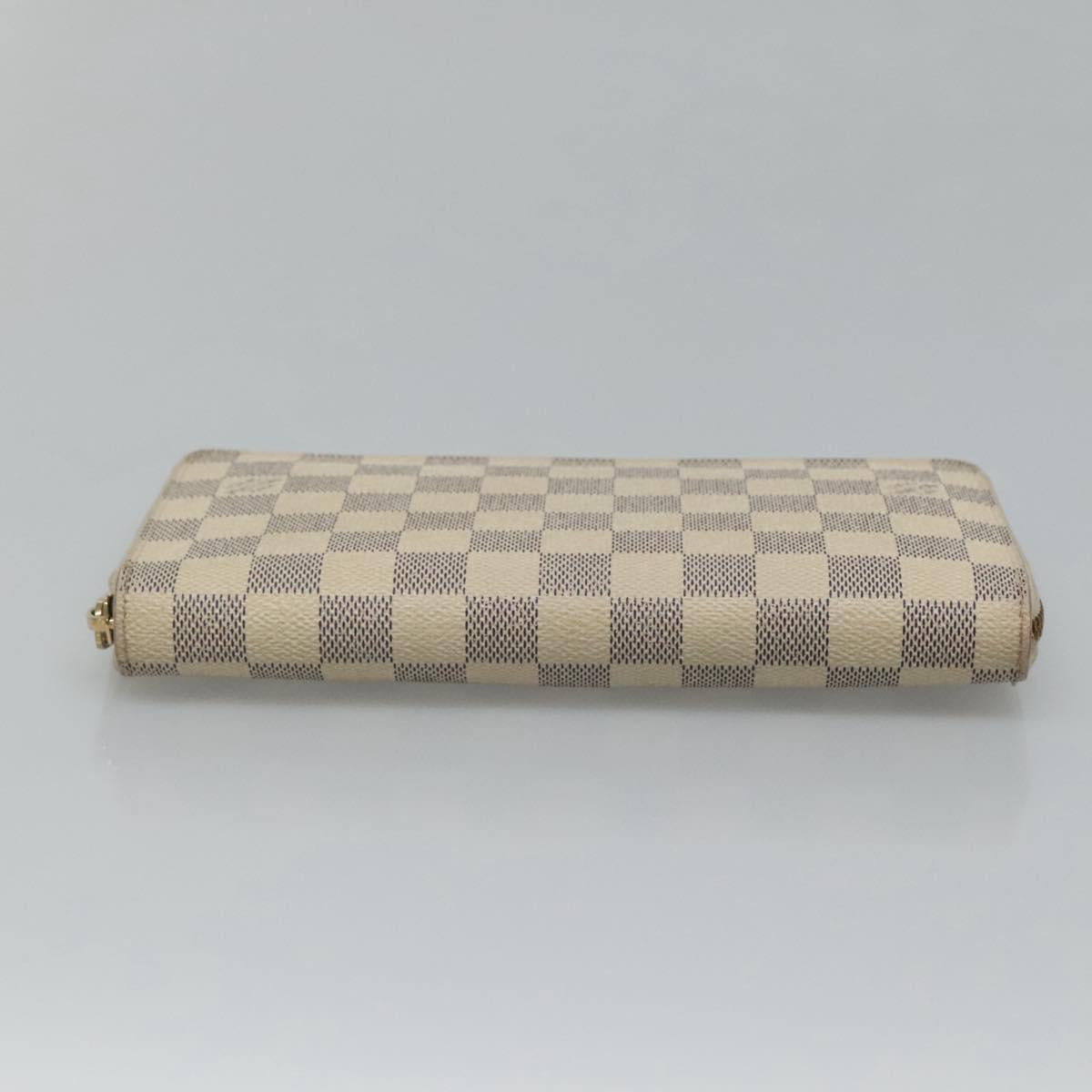 Louis Vuitton Zippy Organizer White Canvas Wallet  (Pre-Owned)