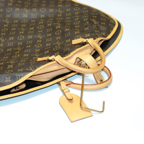 Louis Vuitton Brown Canvas Travel Bag (Pre-Owned)