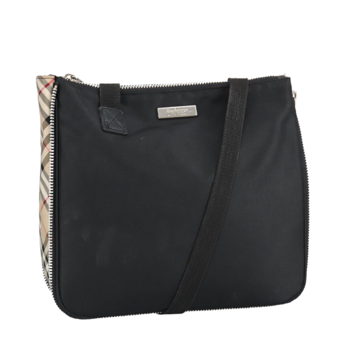 Burberry Black Synthetic Shoulder Bag (Pre-Owned)