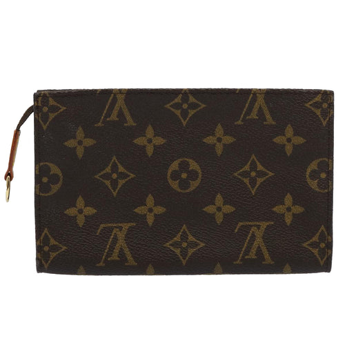 Louis Vuitton Bucket Brown Canvas Clutch Bag (Pre-Owned)