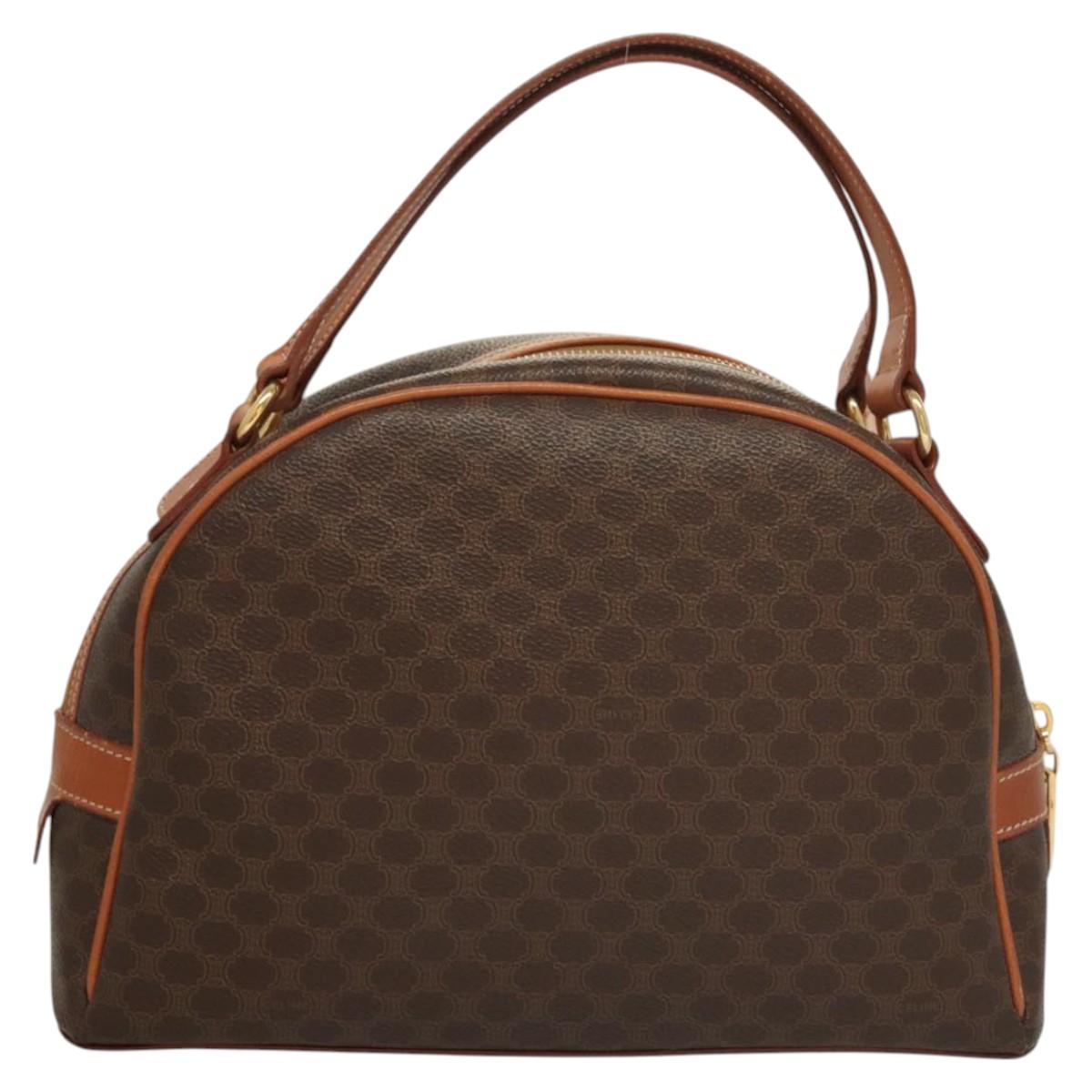 Céline Macadam Brown Canvas Handbag (Pre-Owned)