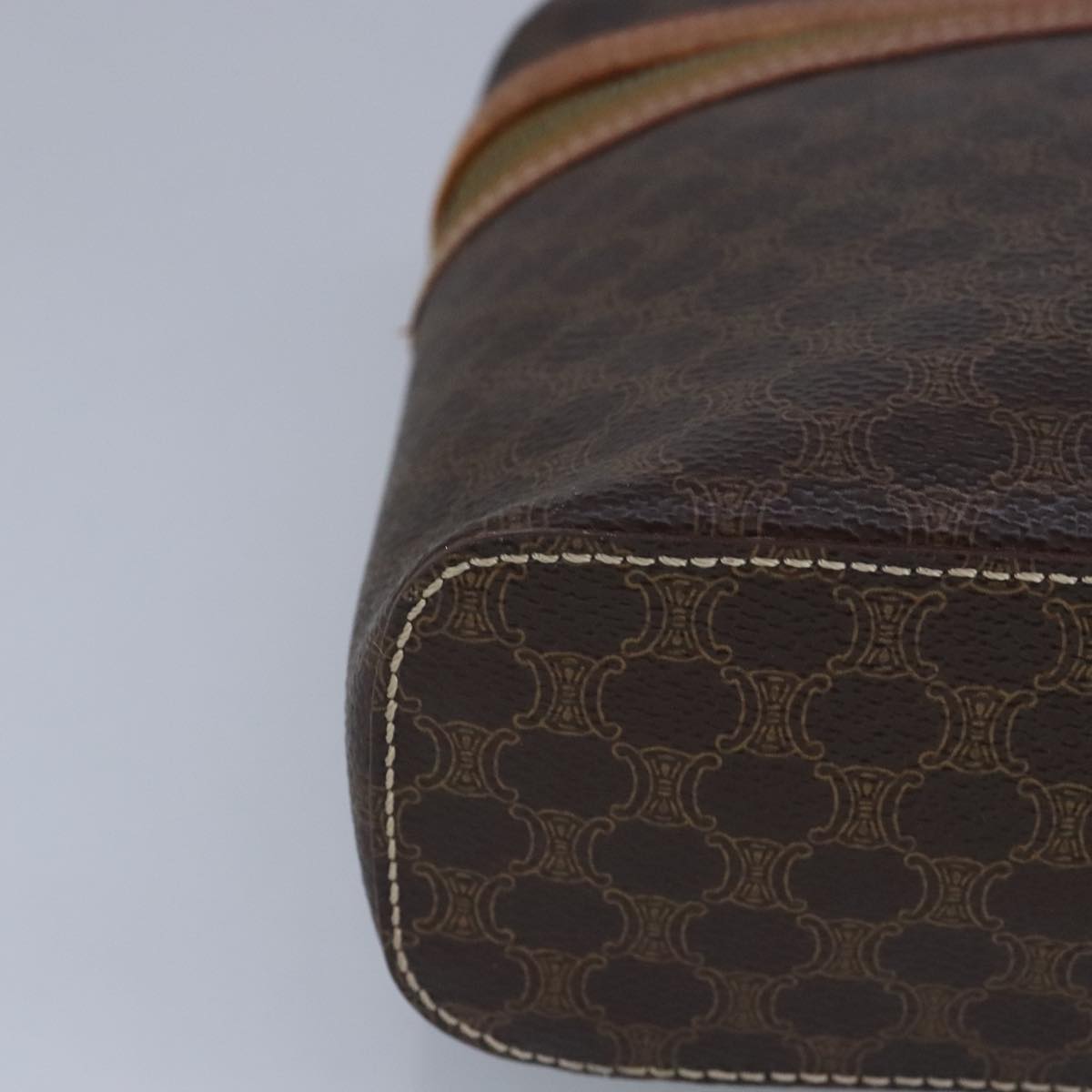 Céline Vanity Brown Canvas Handbag (Pre-Owned)