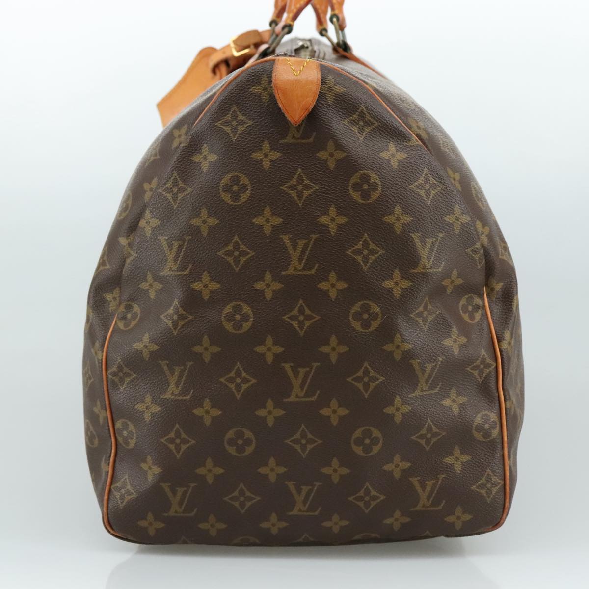 Louis Vuitton Keepall 60 Brown Canvas Travel Bag (Pre-Owned)