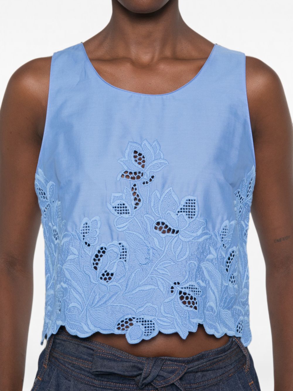 Ermanno Scervino Women's Top Light Blue